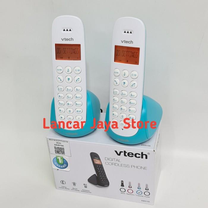 Cordless Phone/Telepon Wireless Vtech ES2510A(2 Handset) Intercom Used