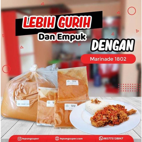 

Tepung Bumbu Fried Chicken Marinasi/Crn 1802/Tepung Super/ Kemasan 1 Kg