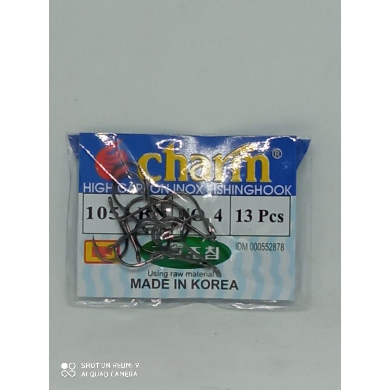 Kail Pancing Charm No.04 (1053 BN) Untuk Ikan Lele