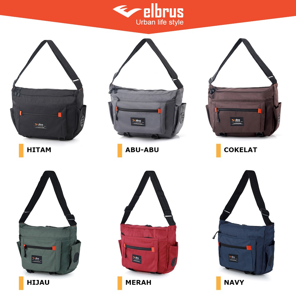 Tas Selempang Besar Tas Slingbag Tas Kerja Tas Laptop Pria - Elbrus | TL 751