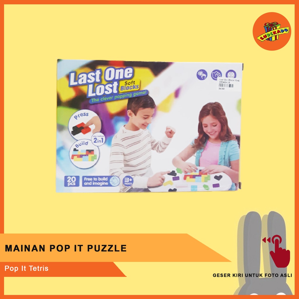 MAINAN POP IT PUZZLE - Pop It Tetris