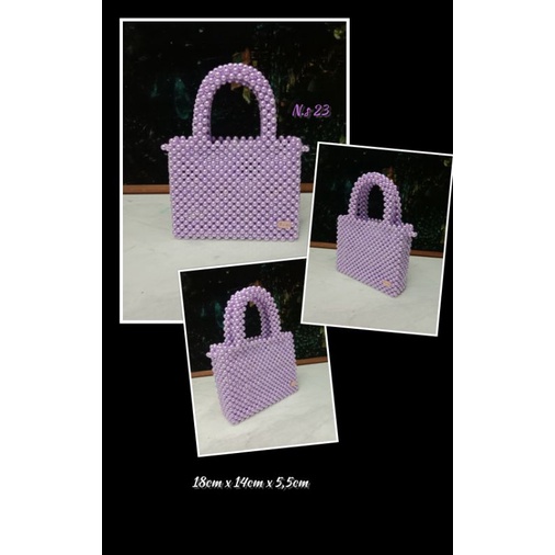 Beads Bag / Tas Mute / Tas Manik / Tas Mutiara ( Muat Hp )