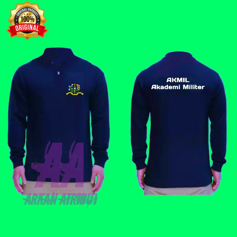 KAOS KERAH AKMIL KAOS POLO SHIRT AKADEMI MILITER