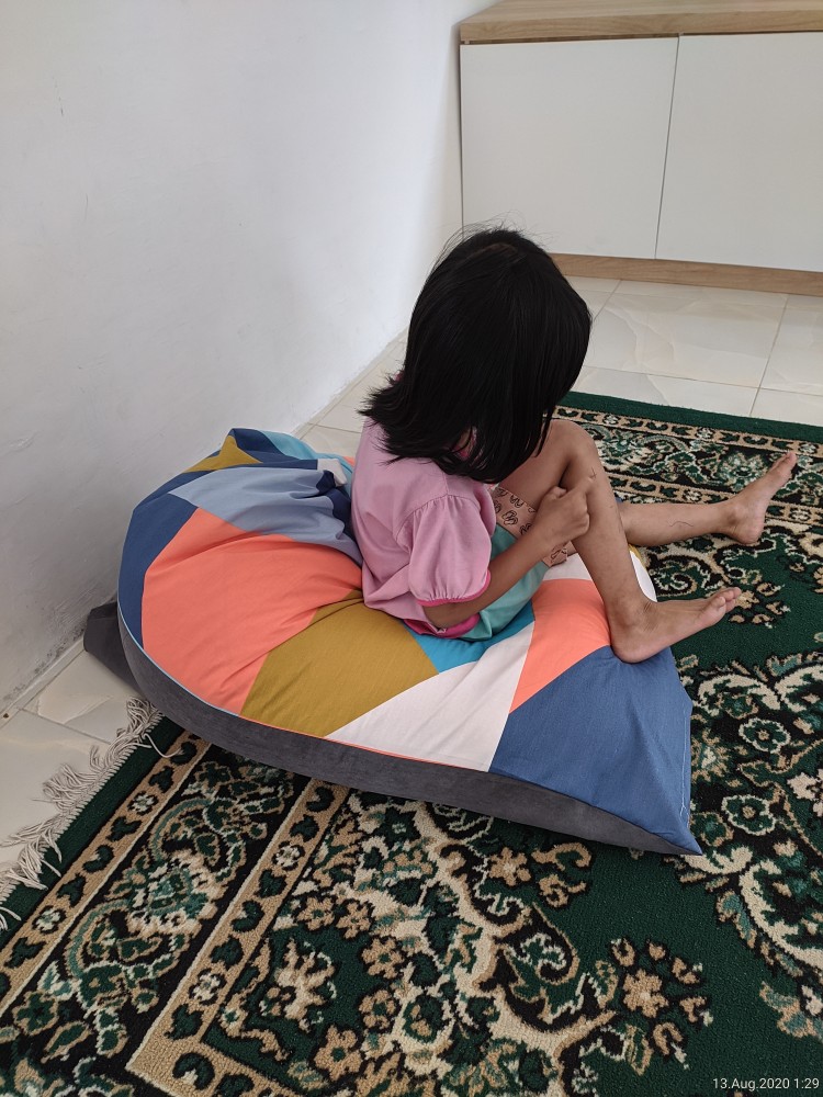 Cover Bean Bag Jukung Ukuran S
