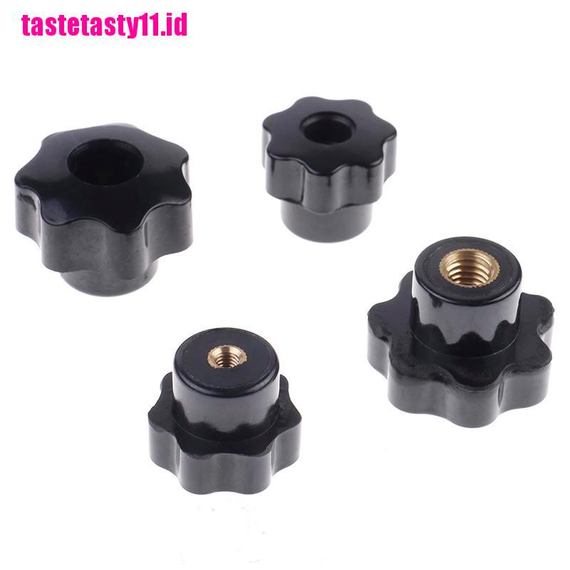 【TTID】Plastic M4/M5/M6/M8 female thread seven star shaped head clamping nuts kn