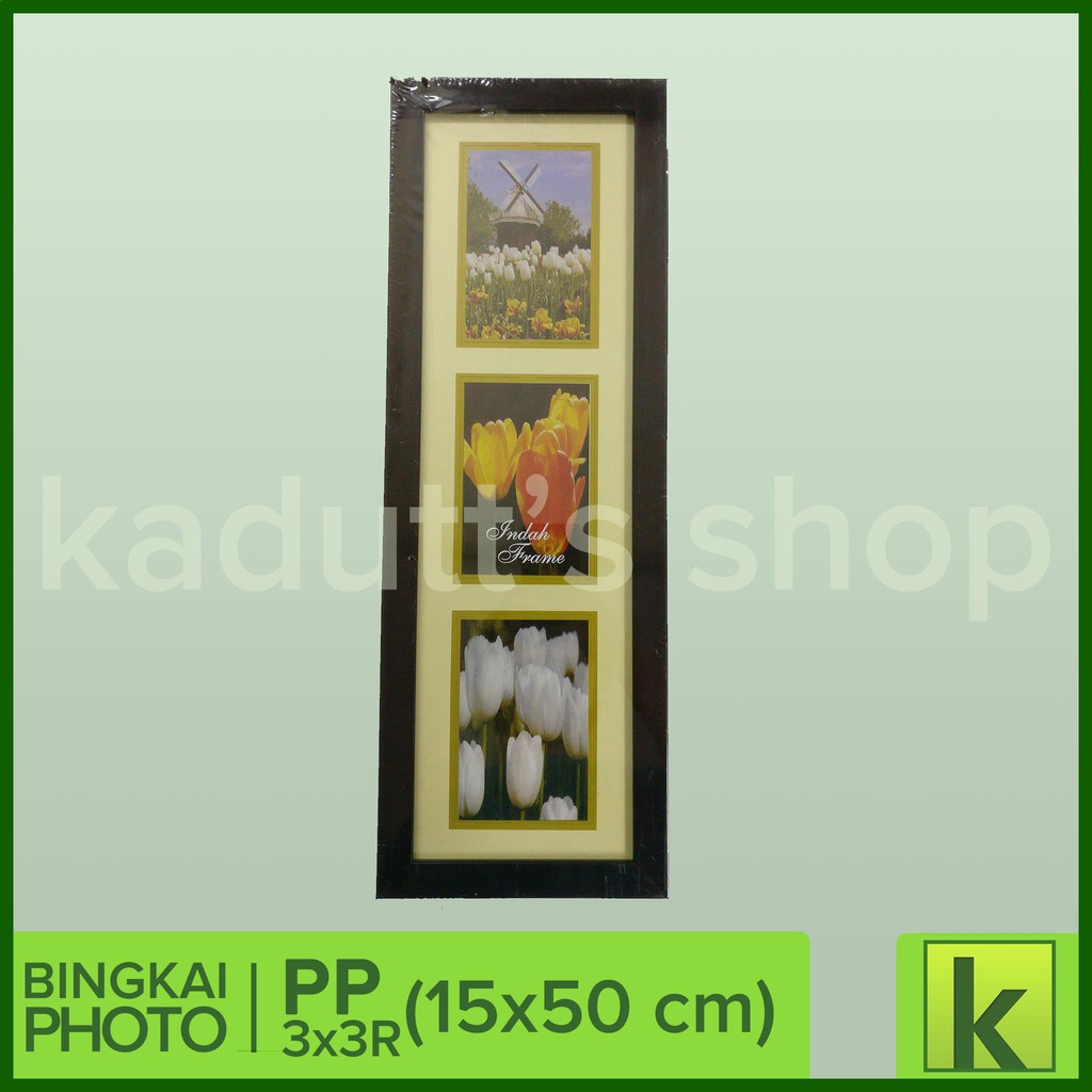 Bingkai / Pigura / Frame Foto PP Panjang / 4R isi 3 (15x50 cm)