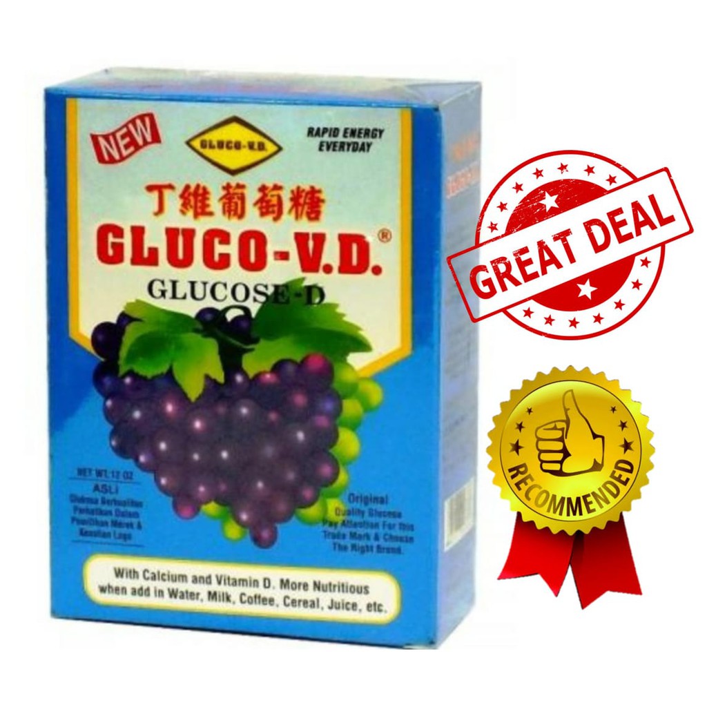 

Glukosa / Tepung Dekstrosa GLUCO VD 340gr 12oz / Gula Anggur