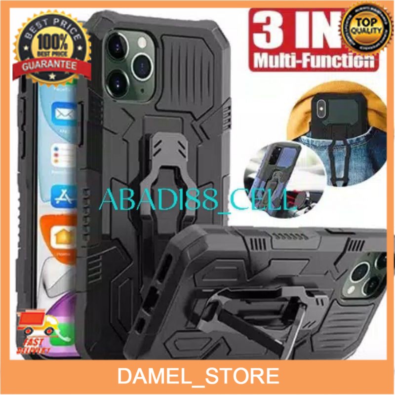 CASE H8 I-CRYSTAL HARD CASE REALME C21, HARD CASE STANDING ROBOT CRYSTAL