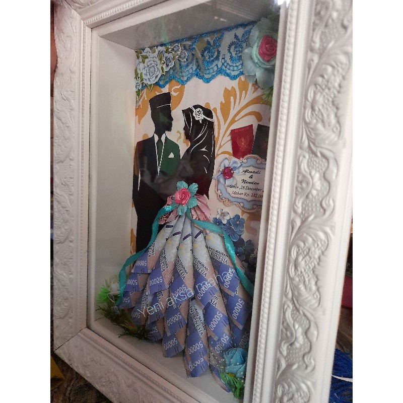 mahar siluet pengantin