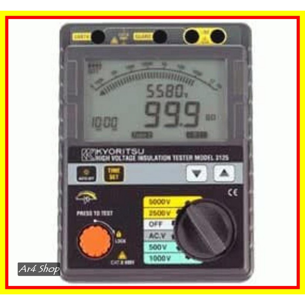 High Voltage Insulation Tester - Kyoritsu - Kyoritsu 3125