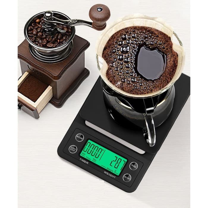 K70 Timbangan Digital Kopi Coffee Scale Timer 3kg 0.1 pour over V60