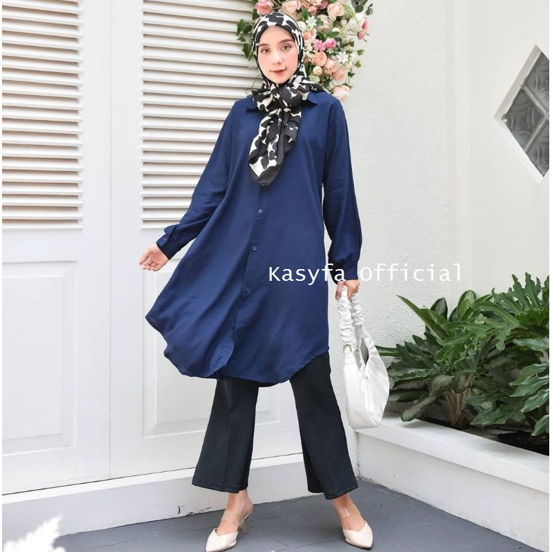 FISA TUNIK RAYON FULL KANCING