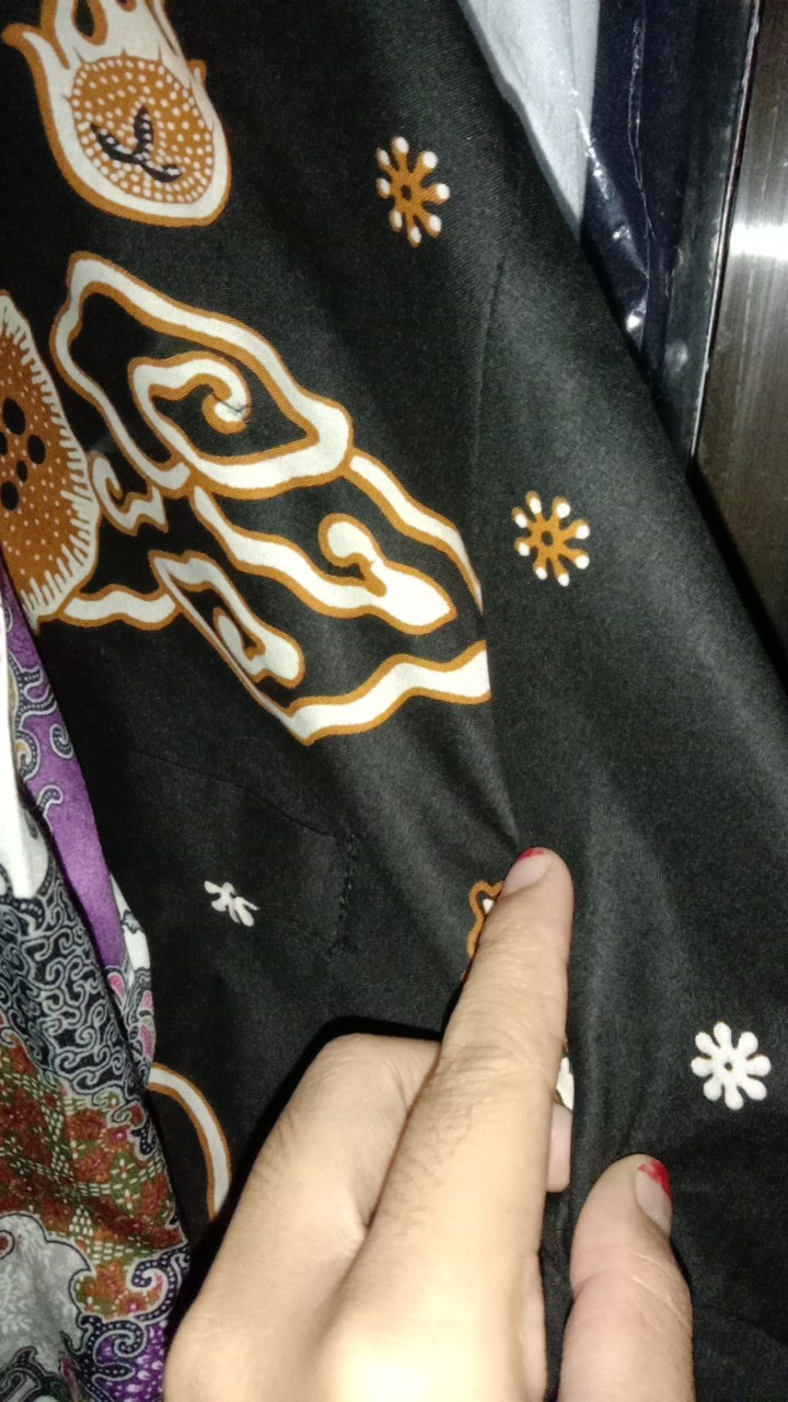 Kemeja Hem Original Sm Batik Solo Eksklusif  Bahan Katun Sragenan Full Furing Kualitas High Quality