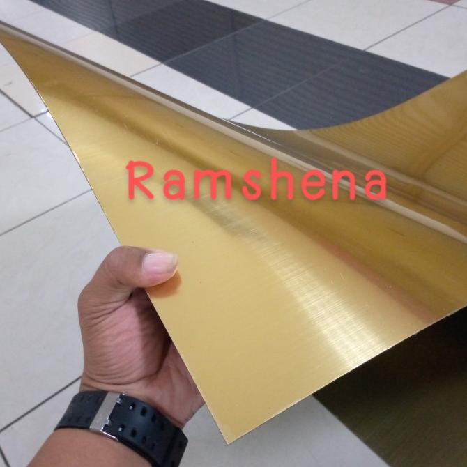 

(((READY COD))) gravoply/bahan name tag/silver&gold/60x120 tebal 1.5mm PROMOKode 5295