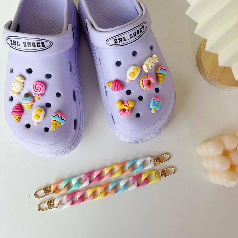 Charms Set Aksesoris Gelang Rantai Sepatu Sandal Charms Jibbitz Untuk Dekorasi Pesta