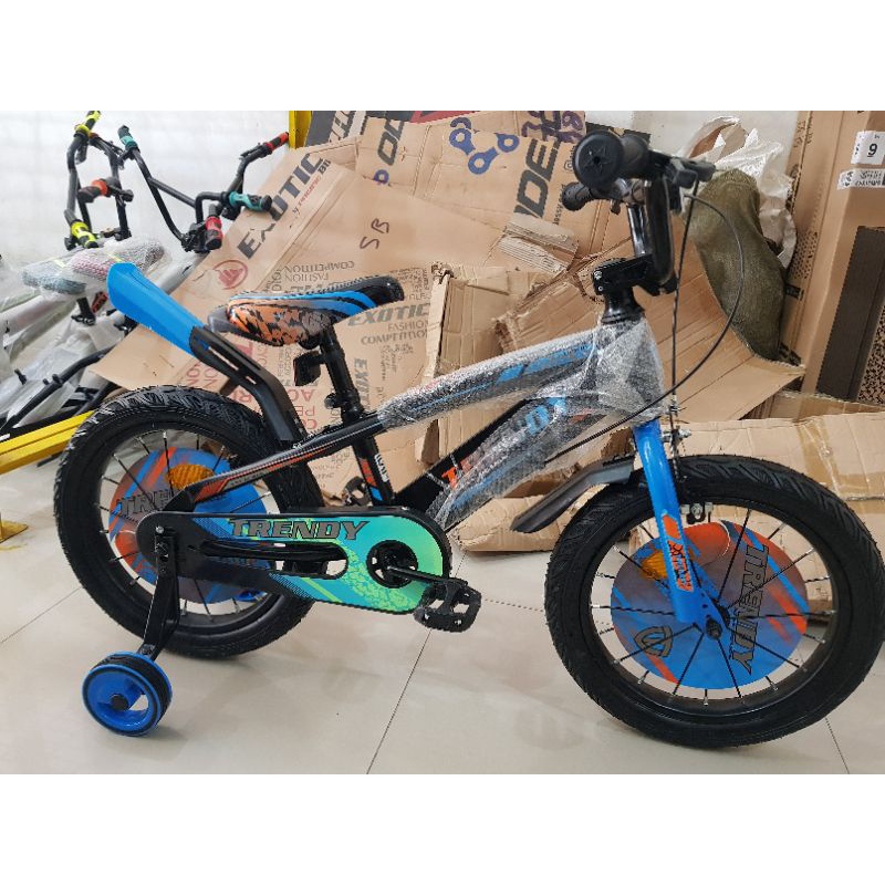 Sepeda Anak Sepeda BMX 16 inch TRENDY ( BAN JUMBO ) ( Warna Hitam / Black )