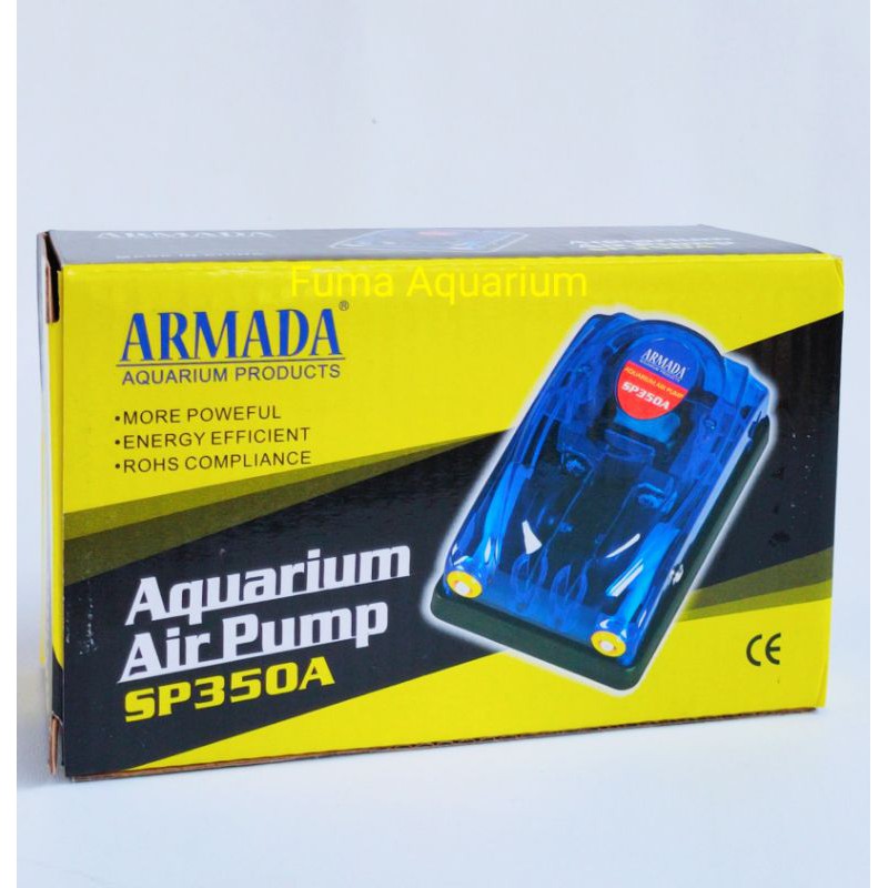 Pompa gelembung Aerator Airpump 2 lubang ARMADA SP-350A/410A