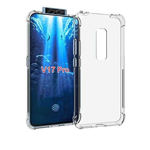 Anticrack Vivo V17 Pro Silikon Softcase Lentur Lembut Bening Transparan Jelly Case