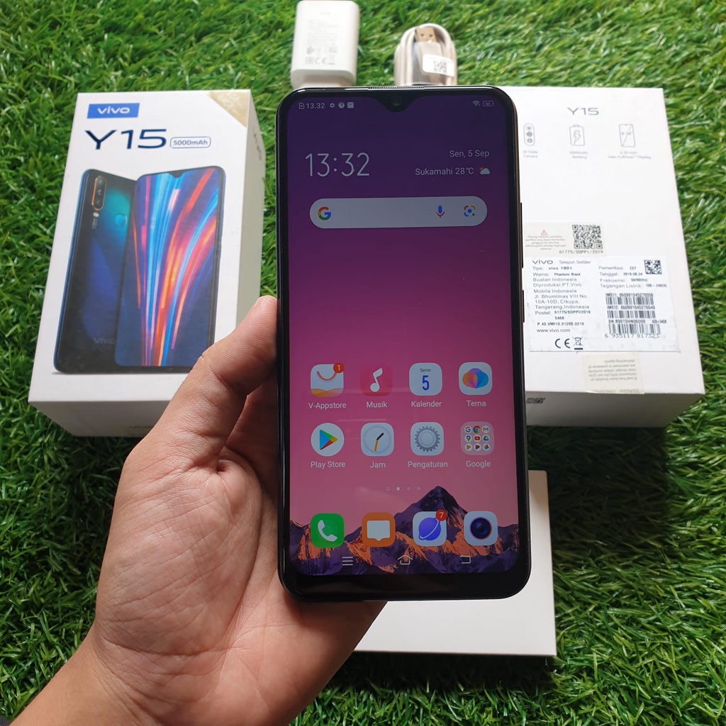 VIVO Y15 SECOND 4/64 GB HP SECOND HANDPHONE SECOND HP SEKEN HP BEKAS HP MURAH