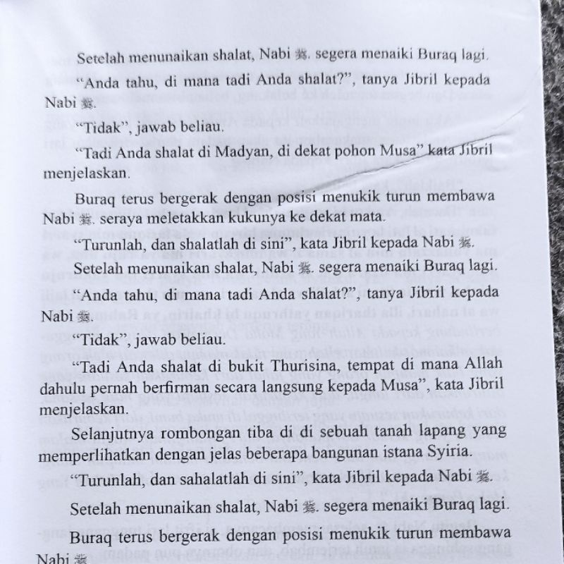 kisah isra' mi'raj rasulullah saw terjemah dardir