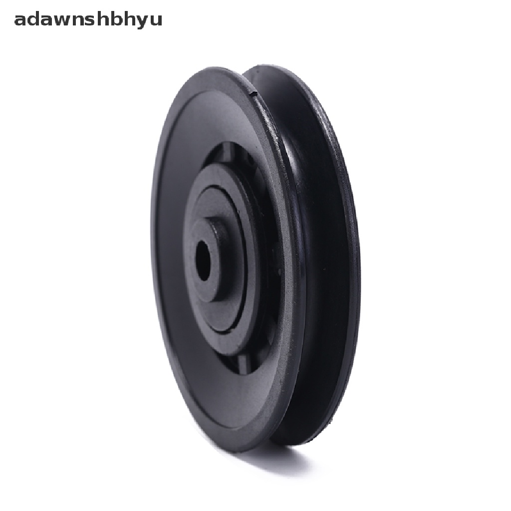 Adawnshbhyu 1pc 90mm Hitam Bantalan Pulley Roda Kabel Peralatan gym Part Wearproof gym kit