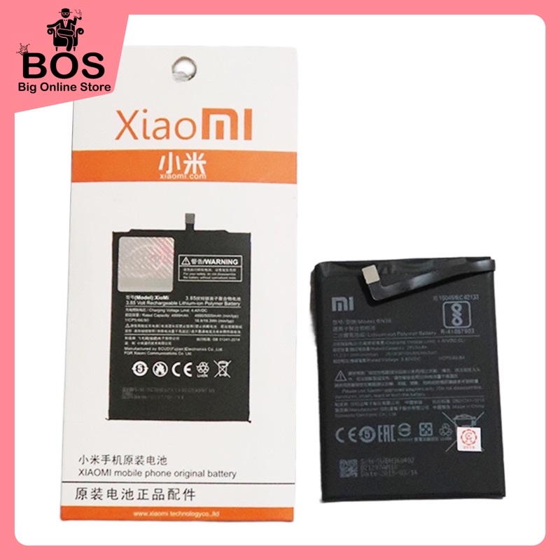 BOS - Baterai Xiaomi BN36 / Redmi 6X / Rdm6X / Mi6X / Xiao MI A2 2910/3010mAh | Battery Batre HP