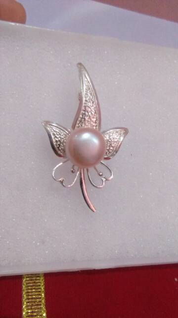 Bros Perak 925 Mutiara Air Tawar | Mutiara Lombok | Pearl | Jewellry