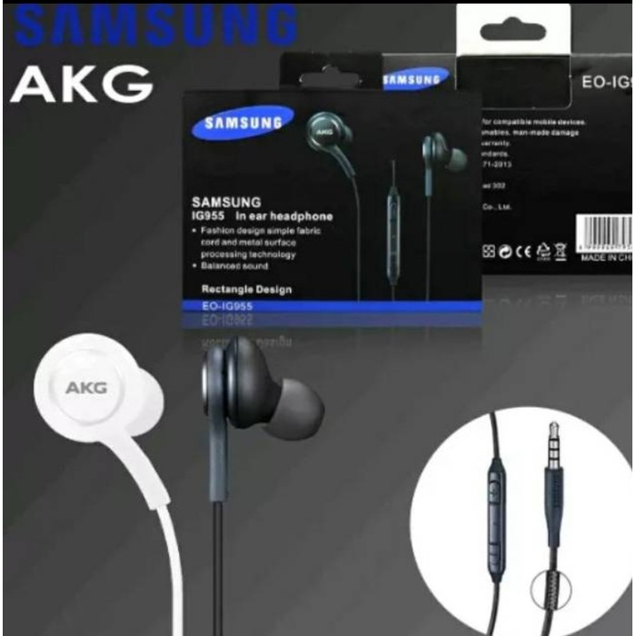 (ba) HF Earphone Headset Samsung Seri S8 S8+