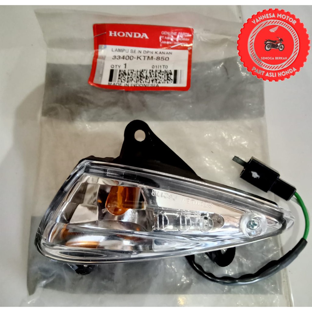 [Satu Set] Lampu Sein Depan Kanan Kiri - Honda Supra X 125 Lama - Jaminan Original 100% -  33400KTM8