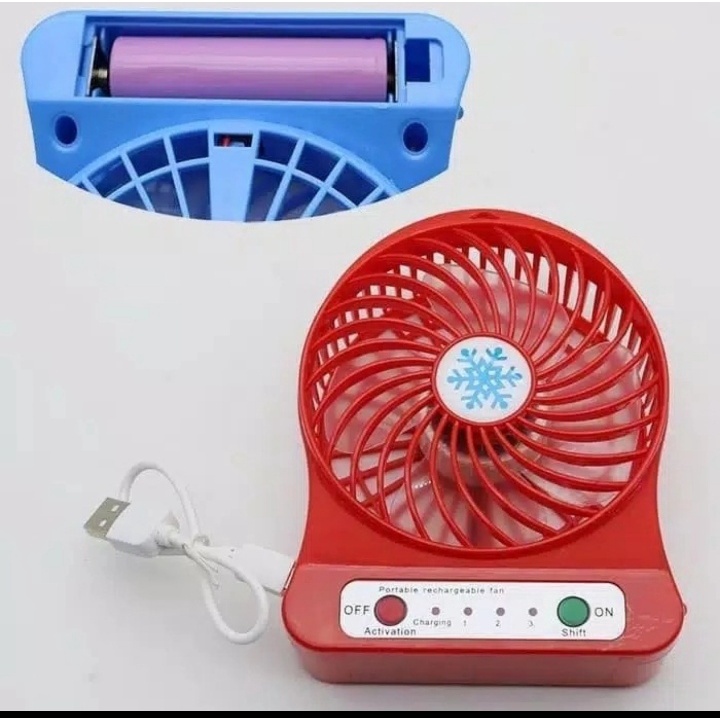 Kipas Angin Mini Portable Travel Fresh Summer Desk Mini Fan