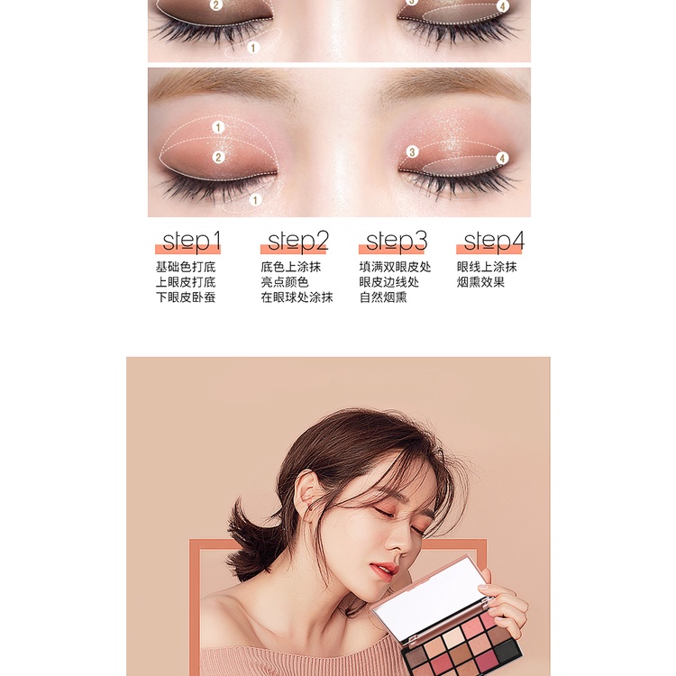 Lameila Eyeshadow Make Up Kit Palette 15 warna LS 5025