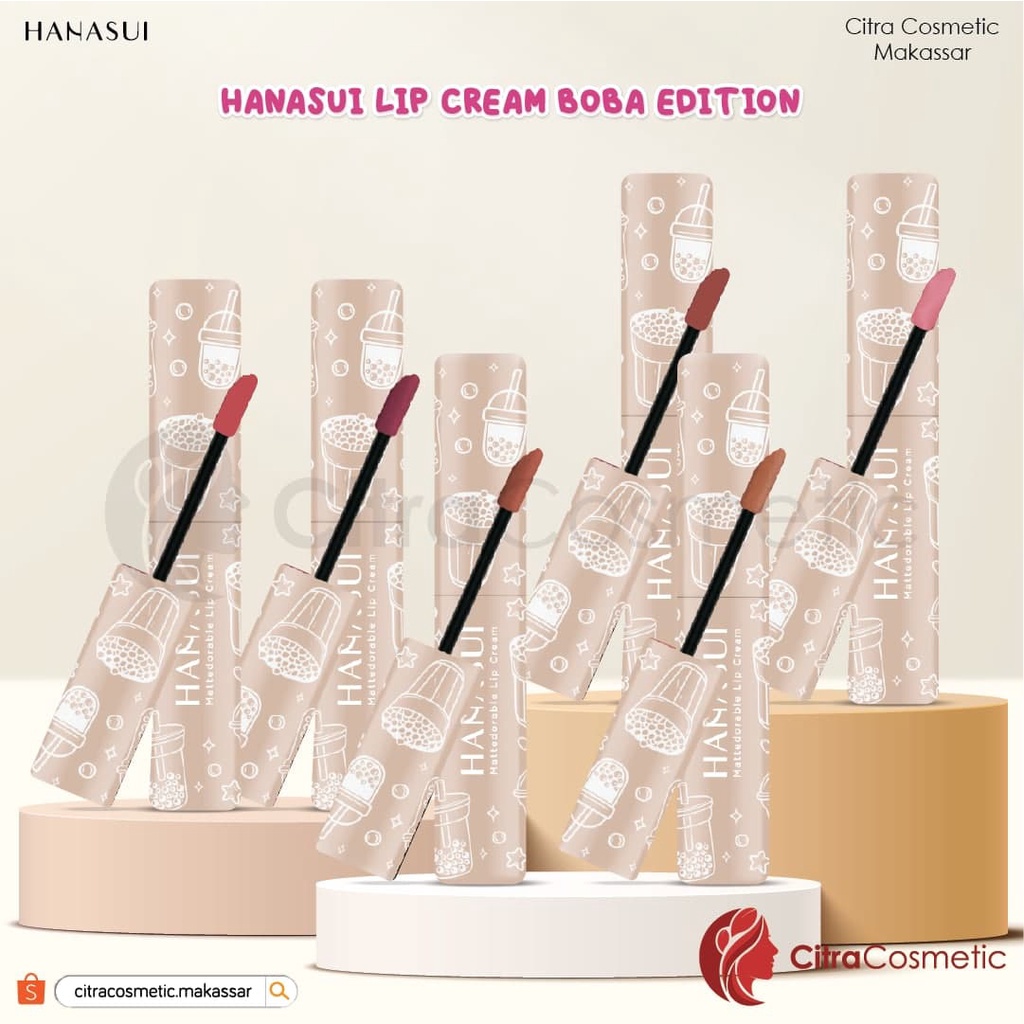 Hanasui Lip Cream Boba Edition