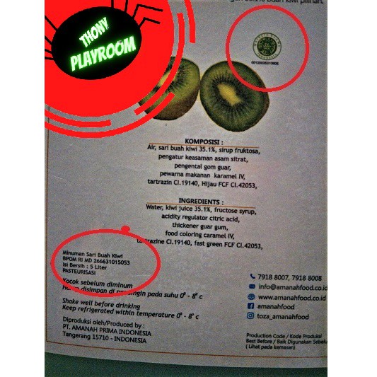 

Jus TOZA 5 Liter - 5 ltr TOZA Juice All Variant Banyak Rasa