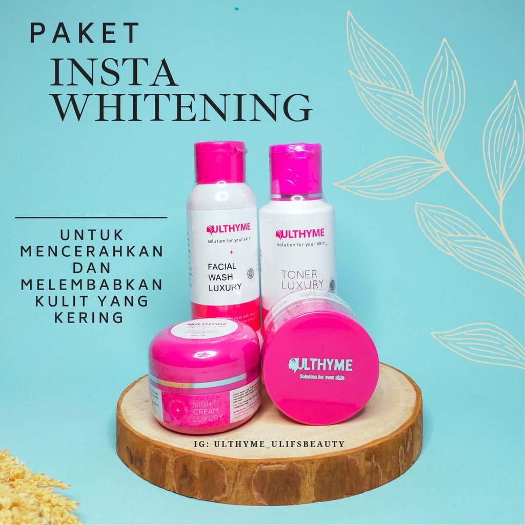 paket ista whitening Ulthyme Skincare