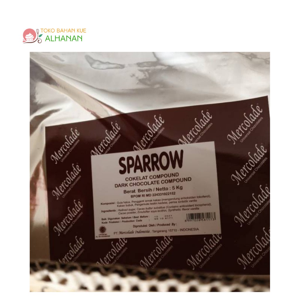 

Coklat Blok Mercolade Sparrow (250gr +-)