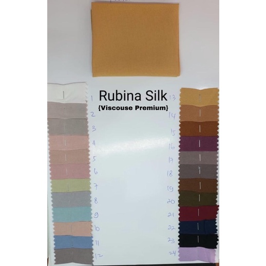 KAIN RAYON RUBINA VISCOUSE PER 0.5m RAYON POLOS UNIQLO SEMI-TWILL UNTUK HOME DRESS PAJAMAS PREMIUM