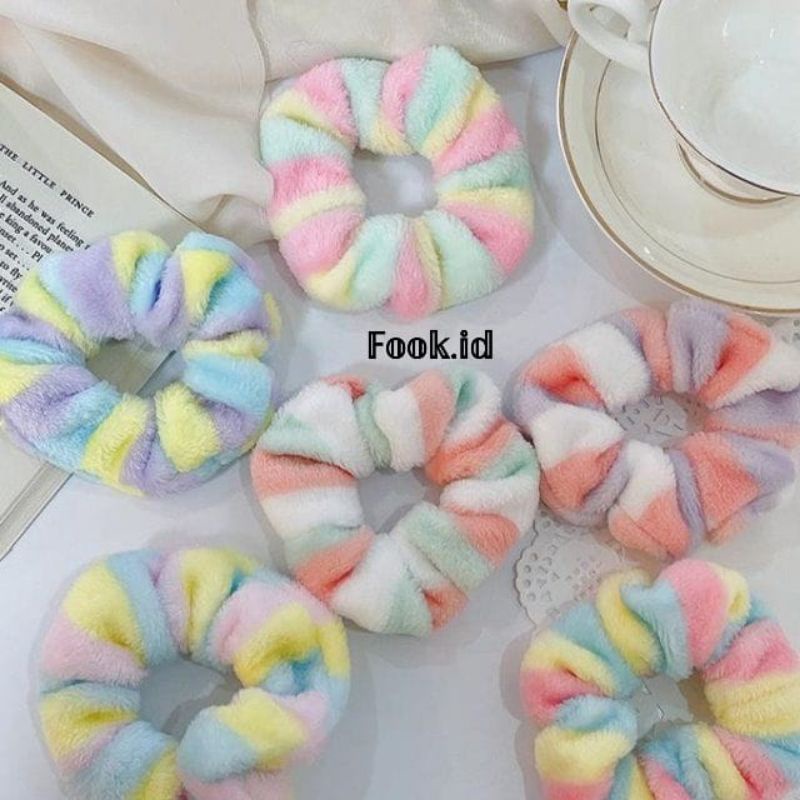 MS16  SCRUNCHIE BALDU SCRUNCHIE BAHAN KAIN