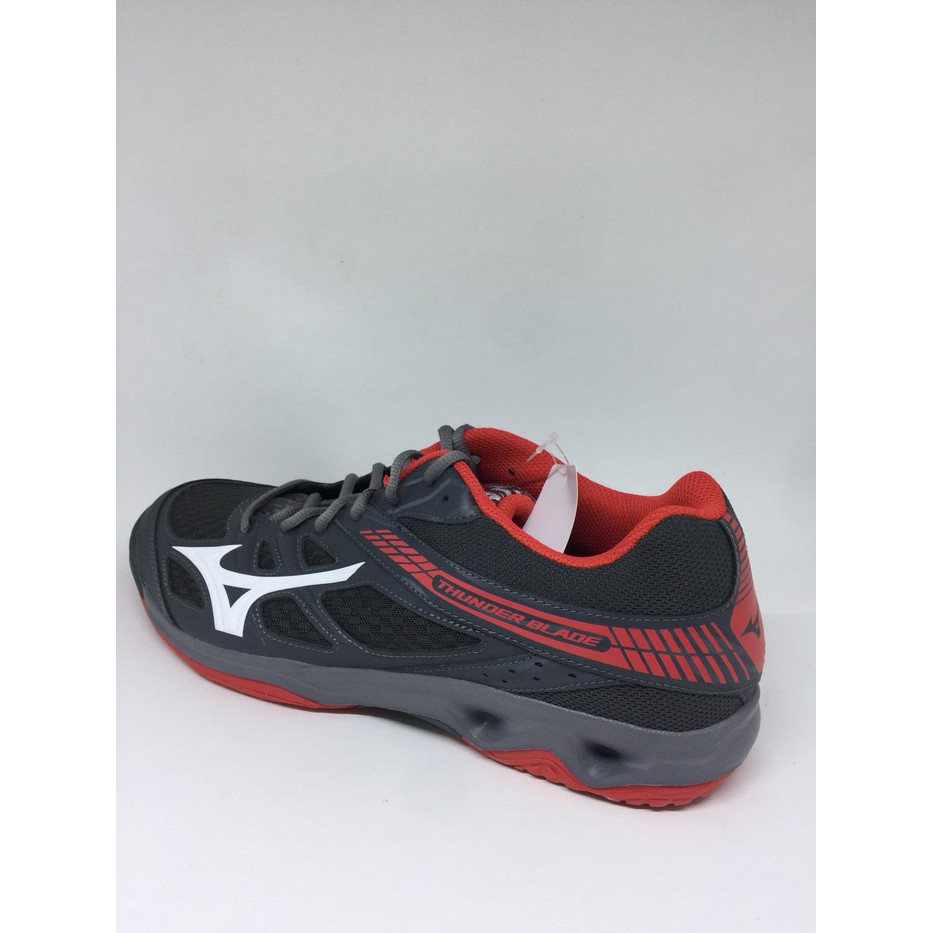 Sepatu volley mizuno Thunderblade Darkshadow red Original