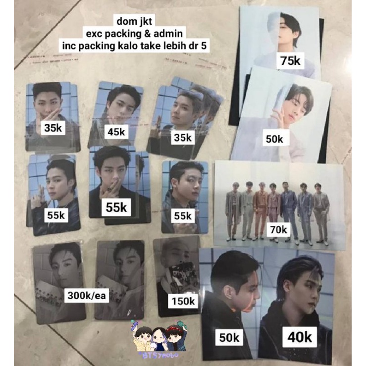 PHOTOCARD PC STANDARD JUNGKOOK RPC JK