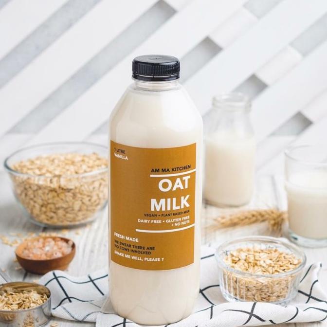 

(BISA COD) Oat Milk Gluten Free ( Vegan Milk ) - 1 Litre - Vanilla PRODUK TERBATAS Kode 612