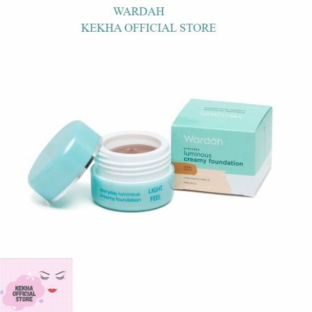 Alas bedak WARDAH everyday Luminos Creamy foundation