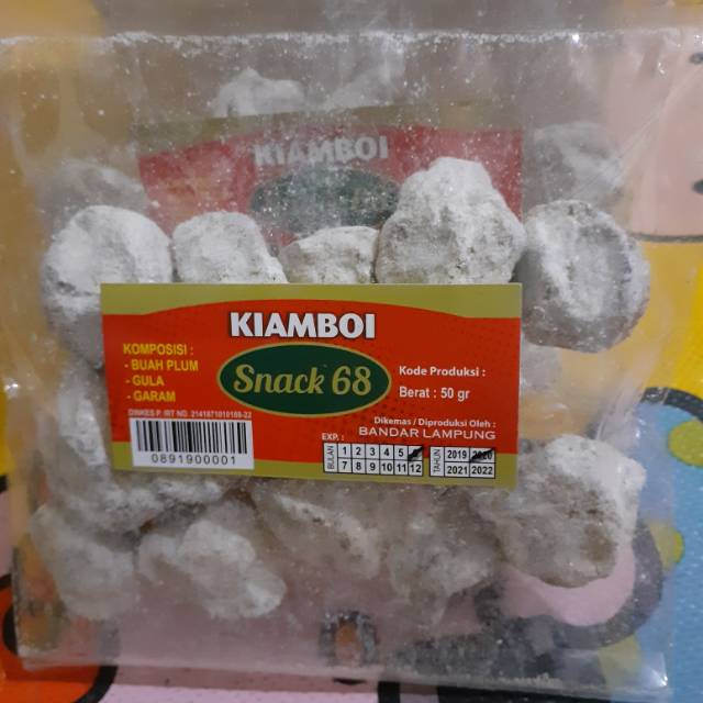 

#Manisan kiamboi,buah plum #oleh oleh khas lampung