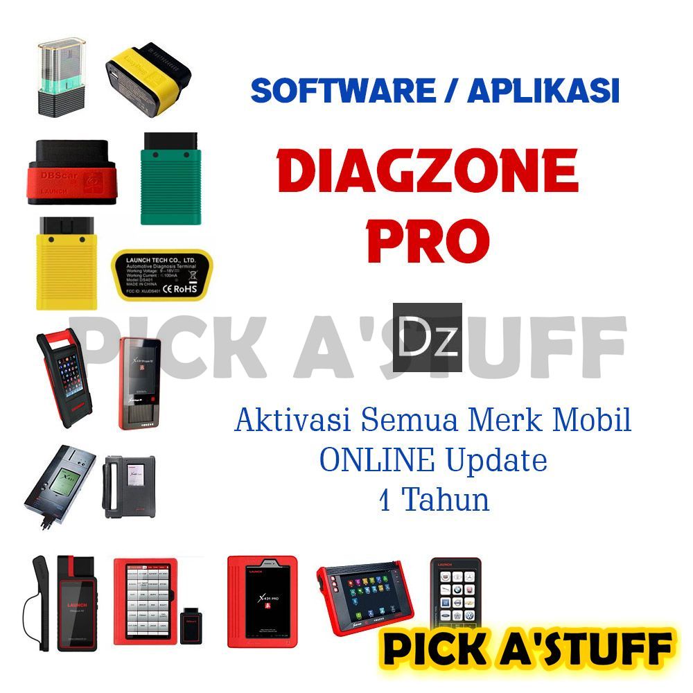 Aktivasi Full Software Diagzone Pro Launch Easydiag Golo X431 Mdiag