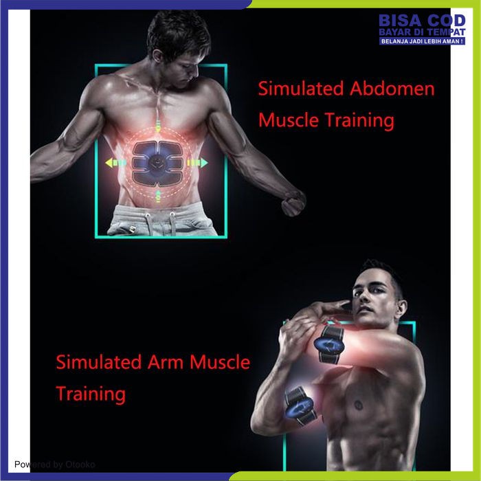 Alat stimulator latihan Terapi ABS Penanda Otot Tangan Paha Perut Paha