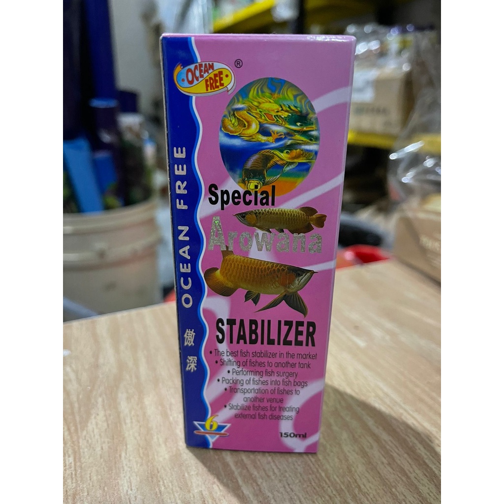 OCEAN FREE STABILIZER ARWANA / AROWANA  (utk bius ikan) Ocean Free 75ml