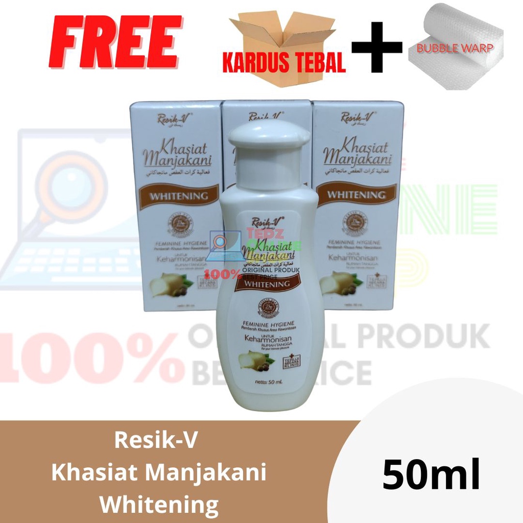 Resik V Khasiat Manjakani Whitening 50ml