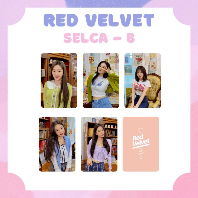 [RED VELVET] PHOTOCARD SELCA RED VELVET IRENE SEULGI WENDY JOY YERI ‼️ BACA DESKRIPSI ‼️