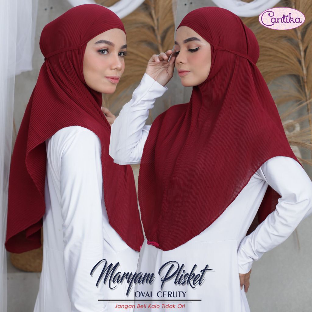 Jilbab Instan Maryam Plisket Tali Ceruti Ori Cantika-1