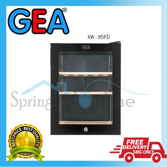 Wine Cooler GEA 85 LITER - XW 85FD - Energy Saving Wooden Shelves