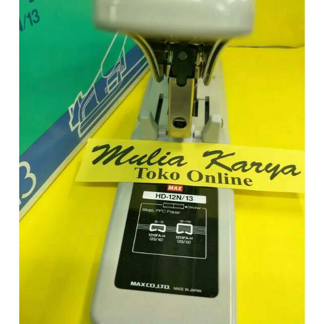 

Stapler Max HD 12N13 (Staples Jilid 30 sd 110 lembar)